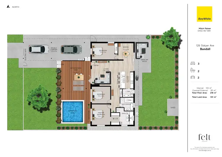 Floorplan of Homely house listing, 126 Slatyer Avenue, Bundall QLD 4217
