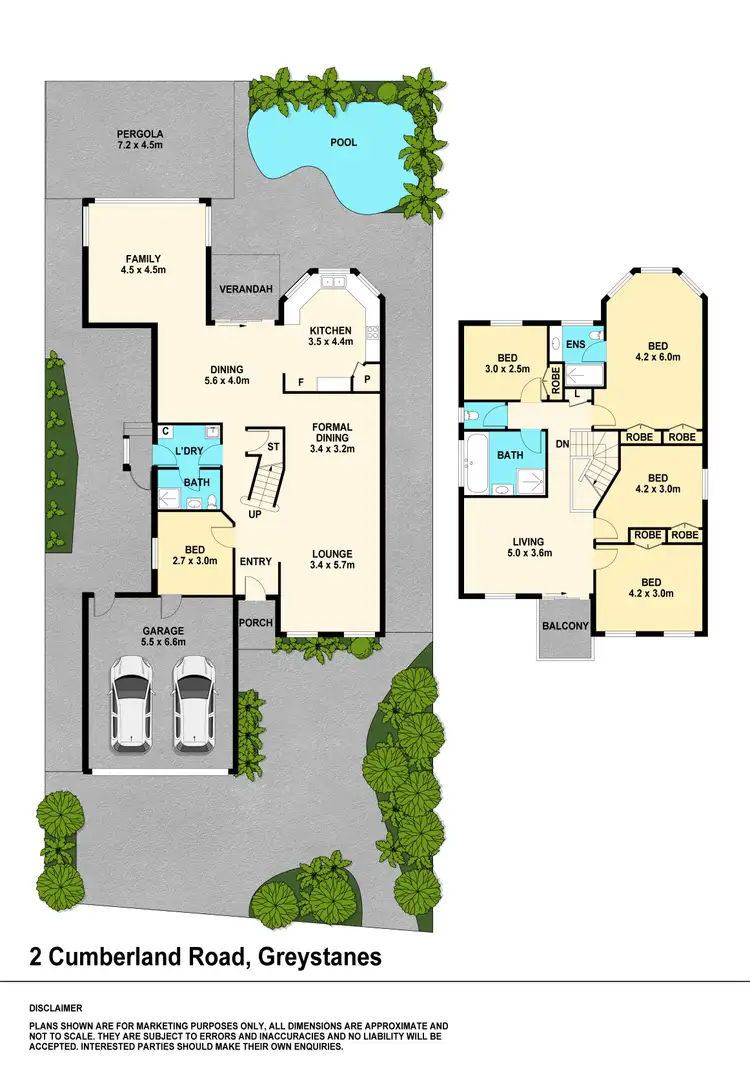 Floorplan of Homely house listing, 2 Cumberland Road, Greystanes NSW 2145