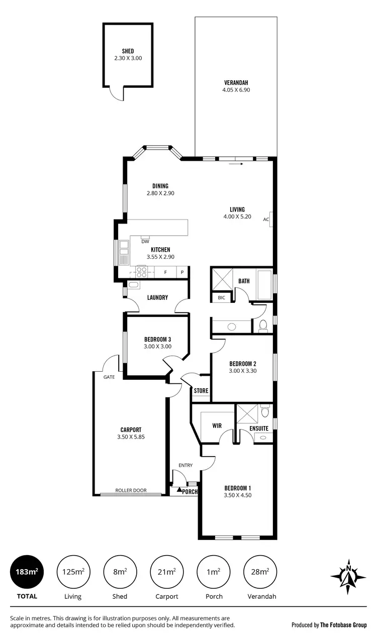 Floorplan of Homely house listing, 7 Jimmy Watson Drive, Woodcroft SA 5162