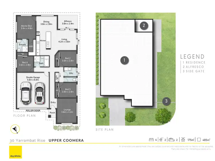 Floorplan of Homely house listing, 30 Yarrambat Rise, Upper Coomera QLD 4209