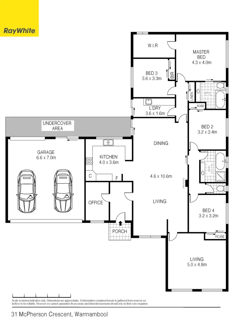 Floorplan of Homely house listing, 31 McPherson Crescent, Warrnambool VIC 3280