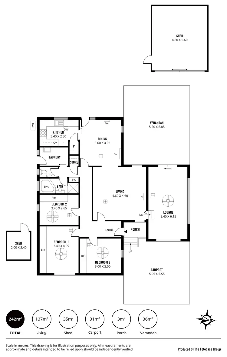 Floorplan of Homely house listing, 38 Hub Drive, Aberfoyle Park SA 5159