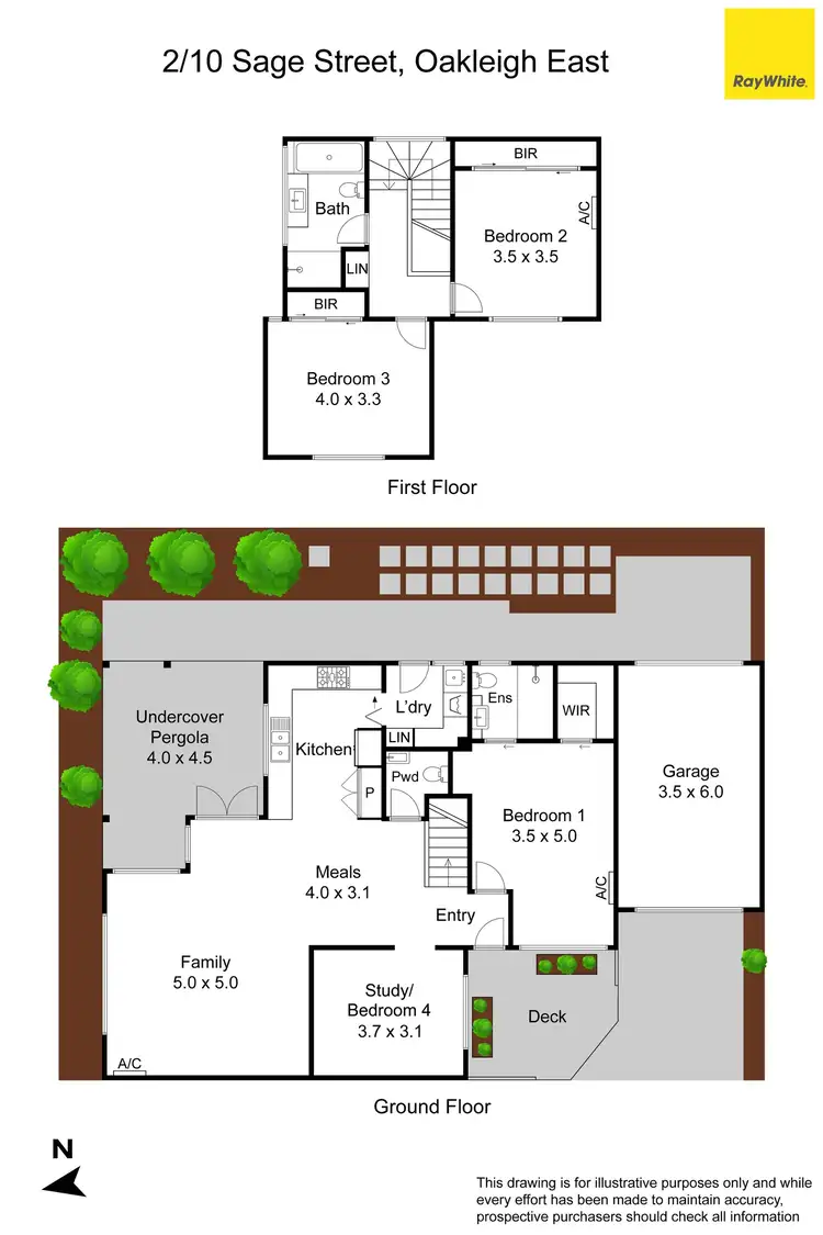 Floorplan of Homely townhouse listing, 2/10 Sage Street, Oakleigh East VIC 3166