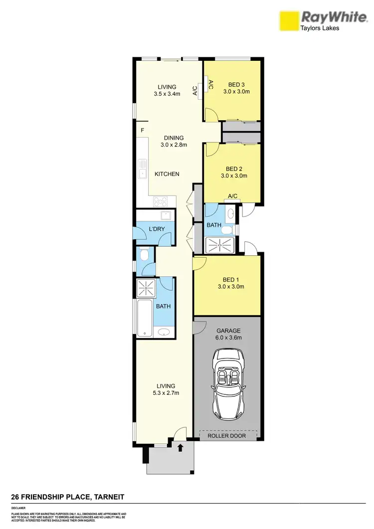 Floorplan of Homely house listing, 26 Friendship Place, Tarneit VIC 3029