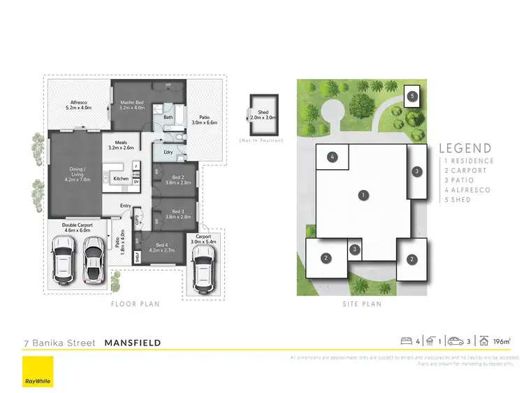 Floorplan of Homely house listing, 7 Banika Street, Mansfield QLD 4122