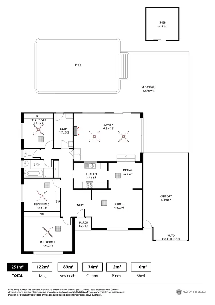 Floorplan of Homely house listing, 21 Domain Avenue, Para Vista SA 5093