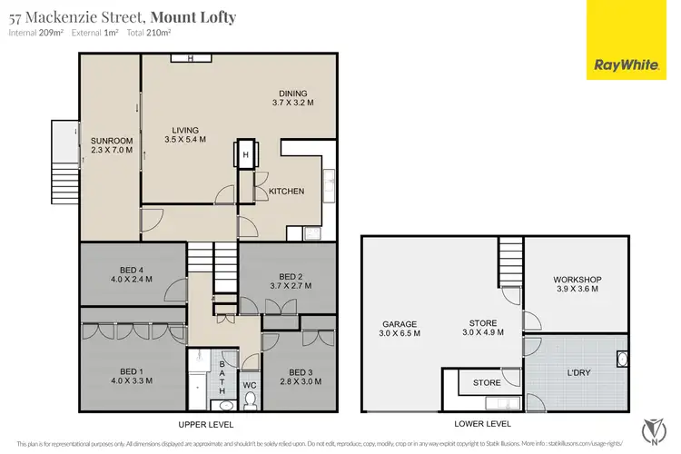 Floorplan of Homely house listing, 57 Mackenzie Street, Mount Lofty QLD 4350
