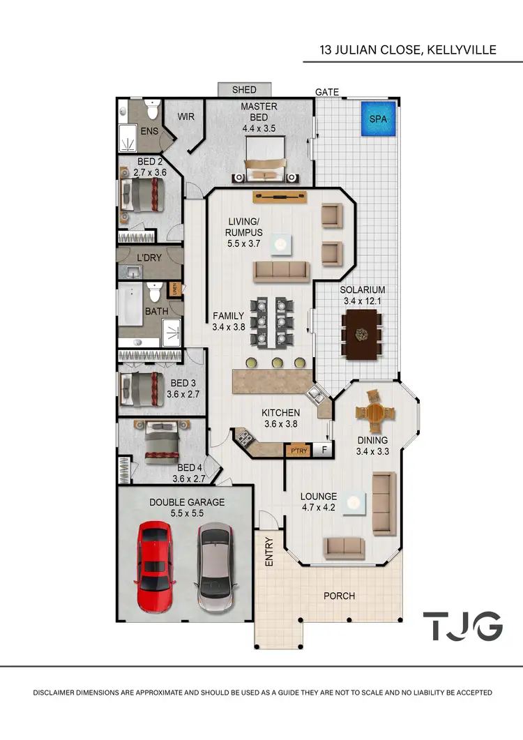 Floorplan of Homely house listing, 13 Julian Close, Kellyville NSW 2155