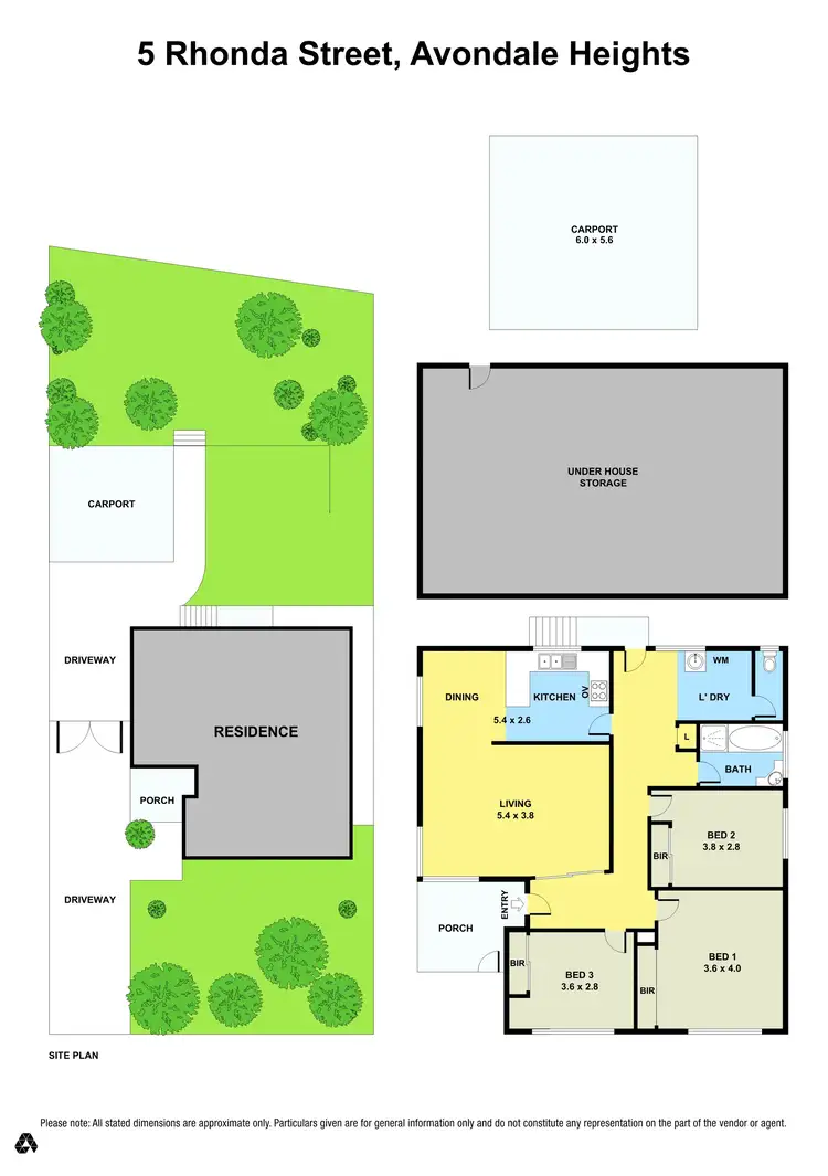 Floorplan of Homely house listing, 5 Rhonda Street, Avondale Heights VIC 3034