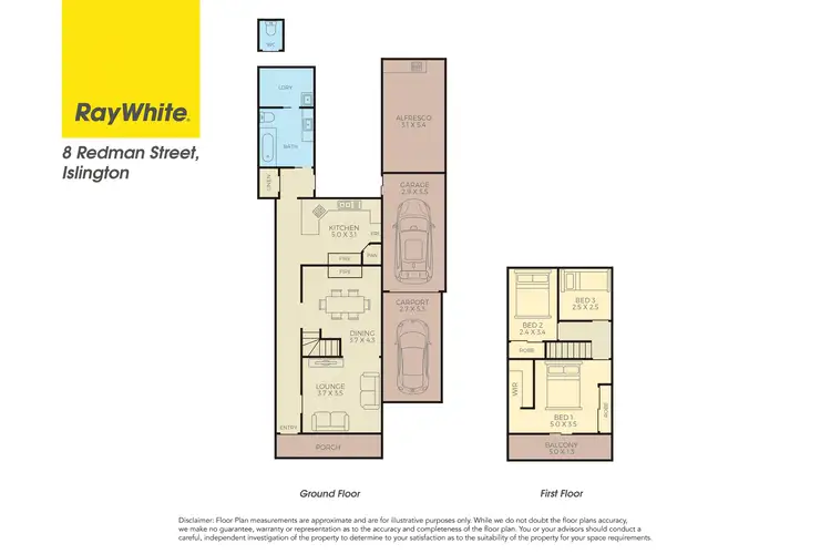 Floorplan of Homely house listing, 8 Redman Street, Islington NSW 2296