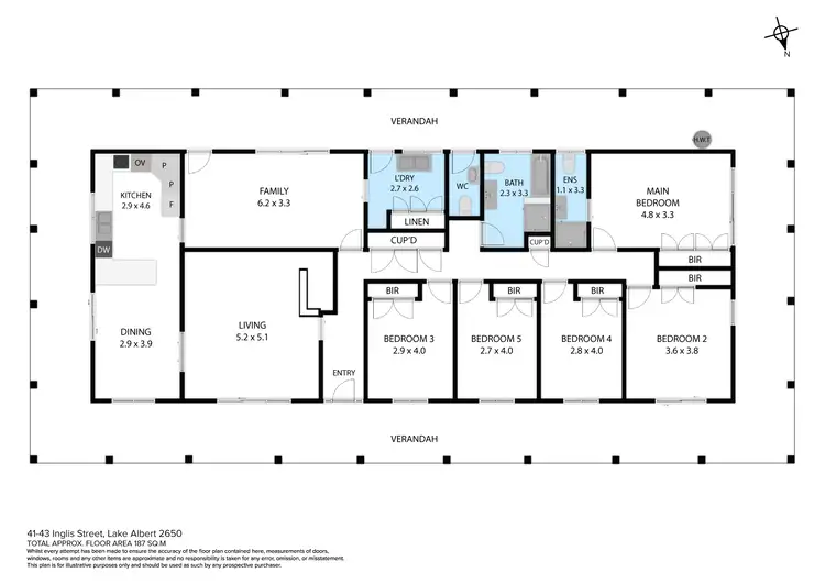 Floorplan of Homely house listing, 41-43 Inglis Street, Lake Albert NSW 2650