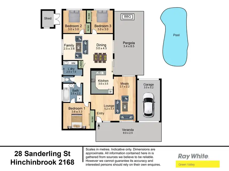 Floorplan of Homely house listing, 28 Sanderling Street, Hinchinbrook NSW 2168