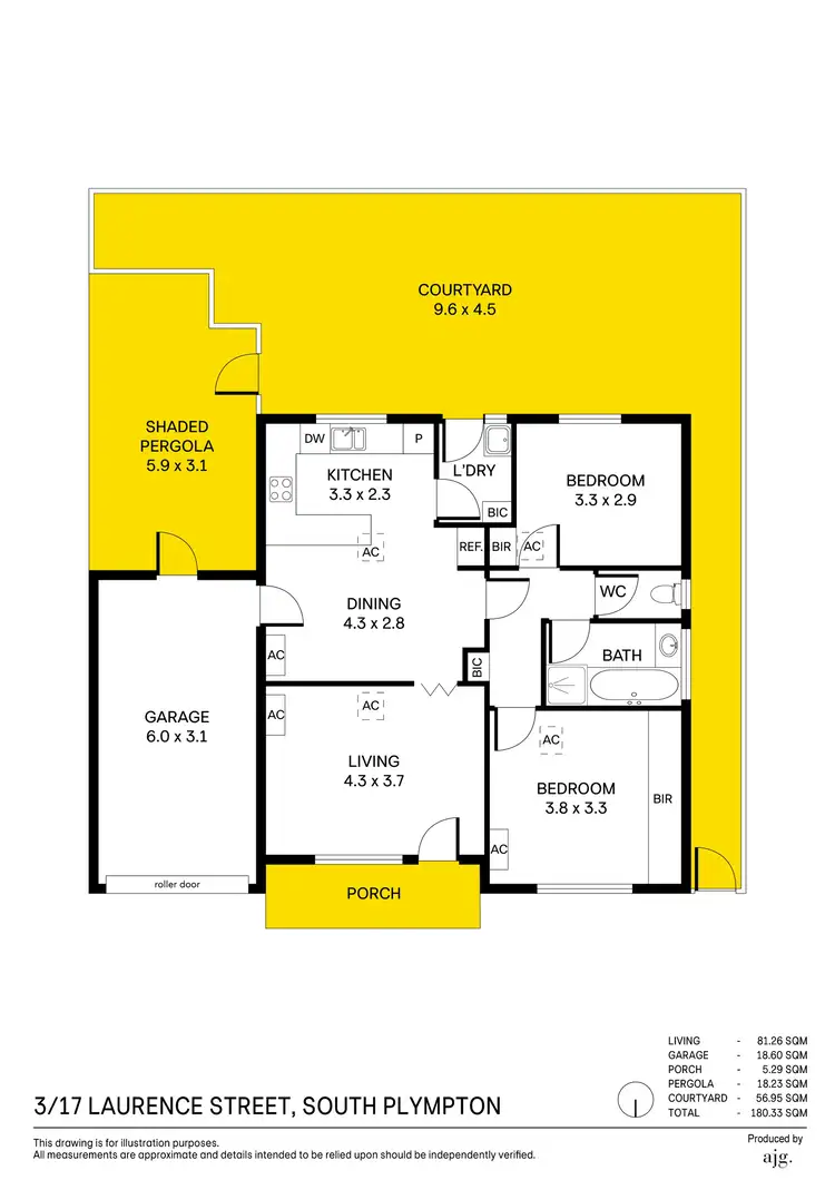 Floorplan of Homely house listing, 3/17 Laurence Street, South Plympton SA 5038