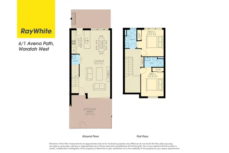 Floorplan of Homely apartment listing, 6/1 Avena Path, Waratah West NSW 2298