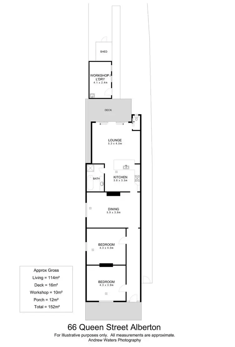 Floorplan of Homely house listing, 66 Queen Street, Alberton SA 5014