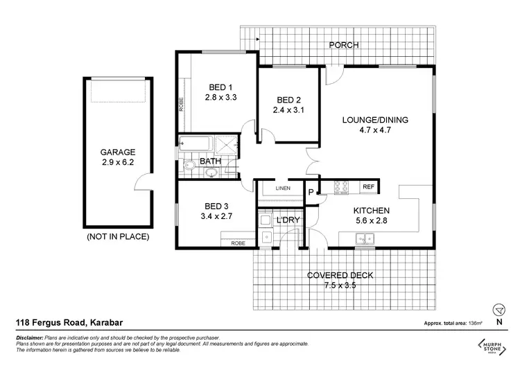 Floorplan of Homely house listing, 118 Fergus Road, Queanbeyan NSW 2620