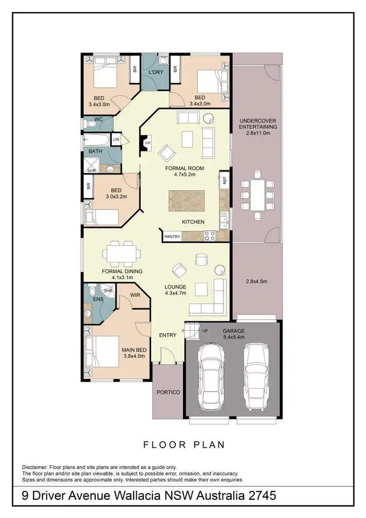 Floorplan of Homely house listing, 9 Driver Avenue, Wallacia NSW 2745