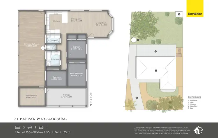 Floorplan of Homely house listing, 81 Pappas Way, Carrara QLD 4211