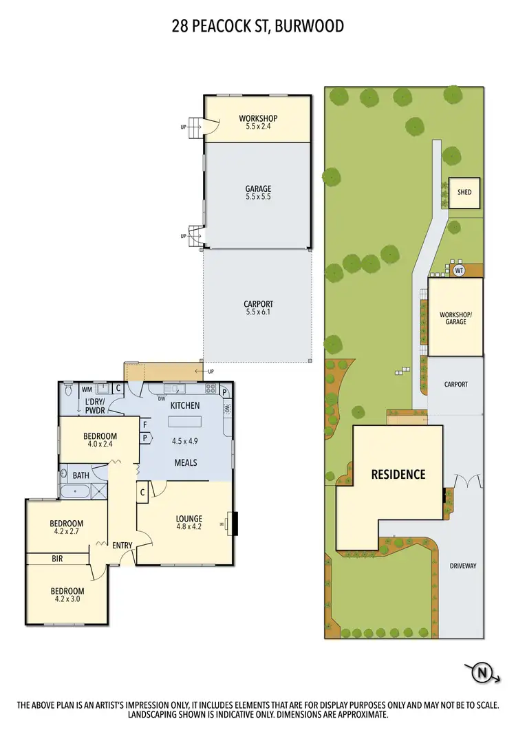 Floorplan of Homely house listing, 28 Peacock Street, Burwood VIC 3125
