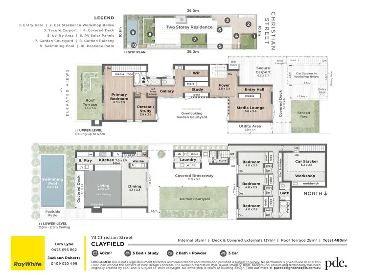 Floorplan of Homely house listing, 73 Christian Street, Clayfield QLD 4011