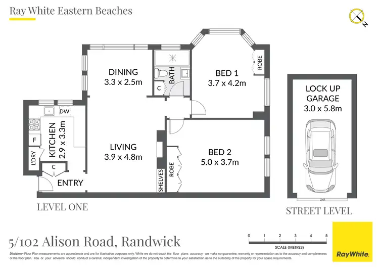 Floorplan of Homely apartment listing, 5/102 Alison Road, Randwick NSW 2031