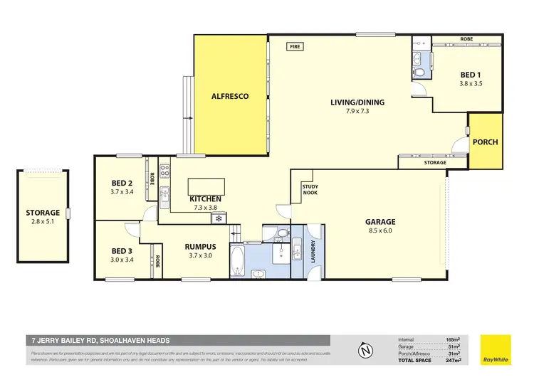 Floorplan of Homely house listing, 7 Jerry Bailey Road, Shoalhaven Heads NSW 2535