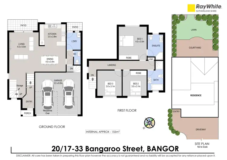 Floorplan of Homely townhouse listing, 20/17-33 Bangaroo Street, Bangor NSW 2234