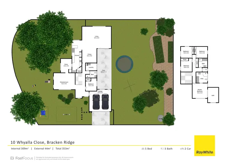 Floorplan of Homely house listing, 10 Whyalla Close, Bracken Ridge QLD 4017