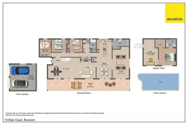 Floorplan of Homely house listing, 10 Elan Court, Runcorn QLD 4113