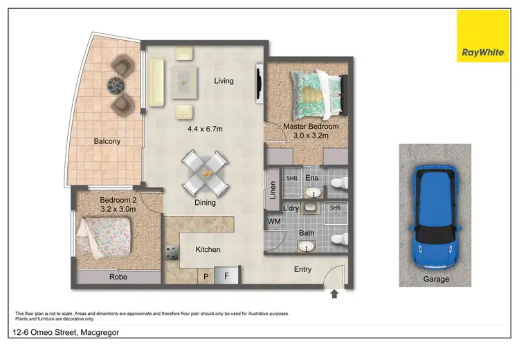 Floorplan of Homely unit listing, 12/6 Omeo Street, Macgregor QLD 4109