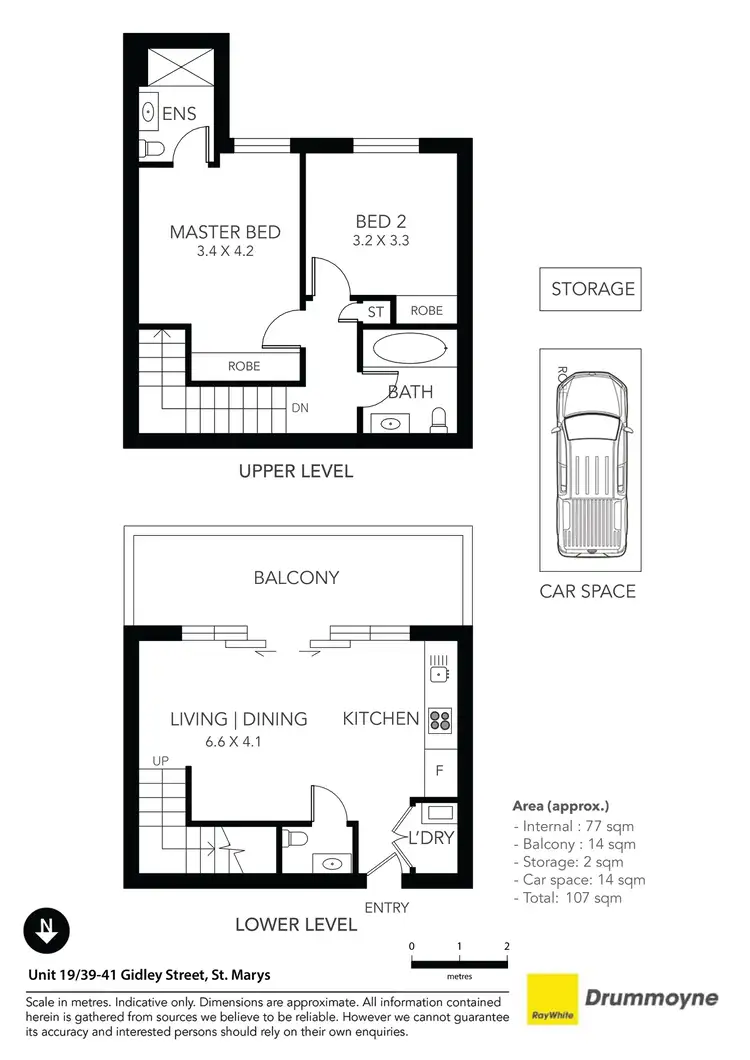 Floorplan of Homely apartment listing, 19/39-41 Gidley Street, St Marys NSW 2760