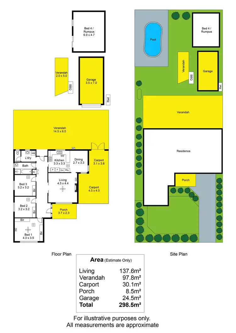 Floorplan of Homely house listing, 24 Dunrobin Road, Hove SA 5048