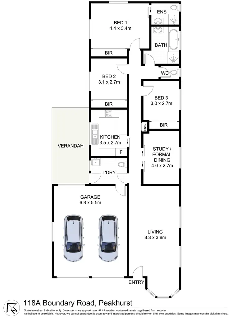 Floorplan of Homely house listing, 118A Boundary Road, Peakhurst NSW 2210