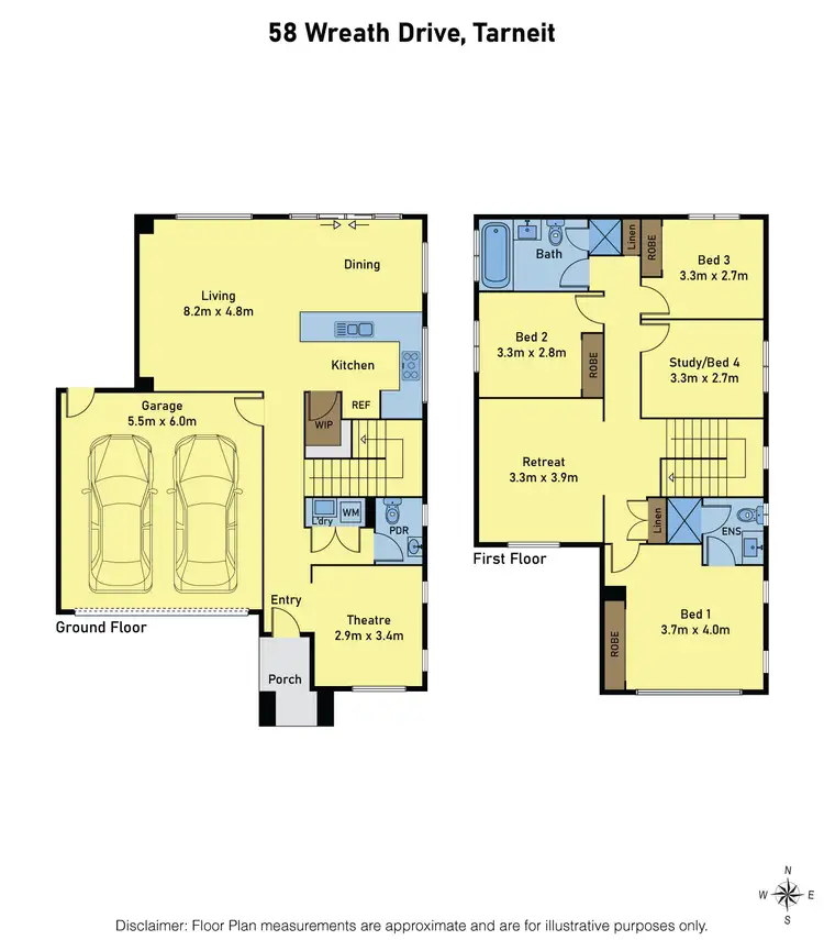 Floorplan of Homely house listing, 58 Wreath Drive, Tarneit VIC 3029