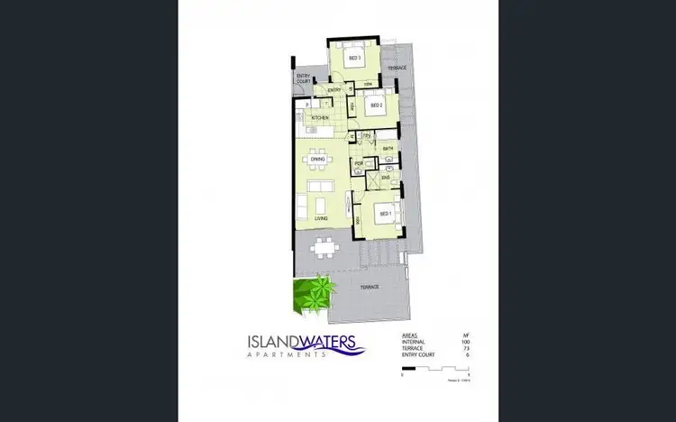 Floorplan of Homely unit listing, 1/81 Birtinya Boulevard, Birtinya QLD 4575