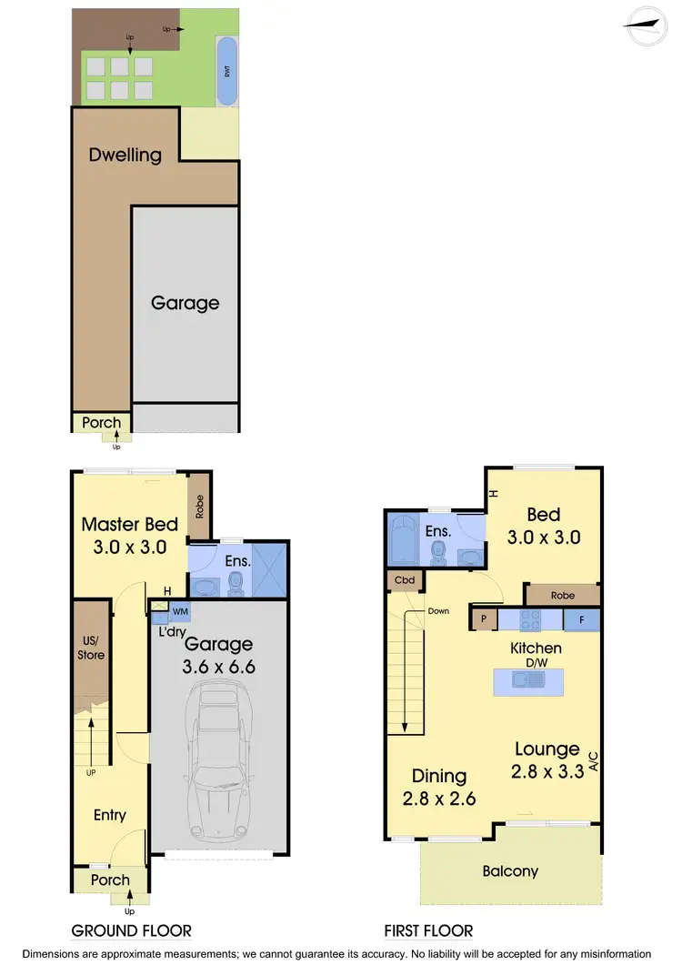 Floorplan of Homely townhouse listing, 7/14 Lidgate Avenue, Rowville VIC 3178