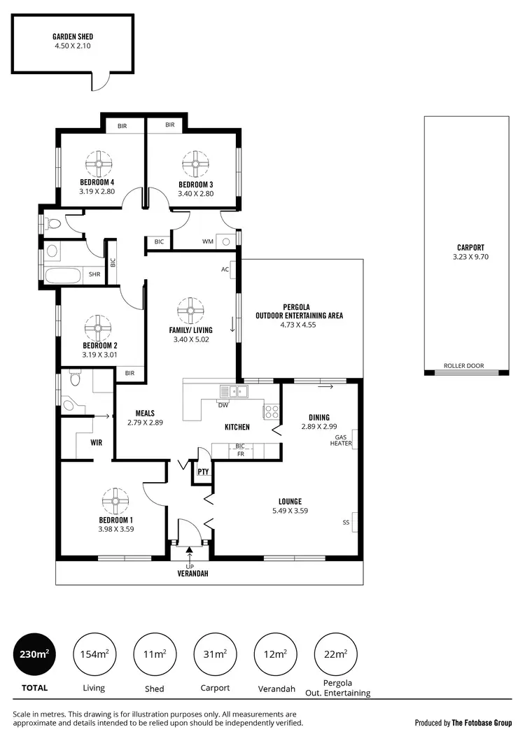 Floorplan of Homely house listing, 23 Coorabie Crescent, Hallett Cove SA 5158