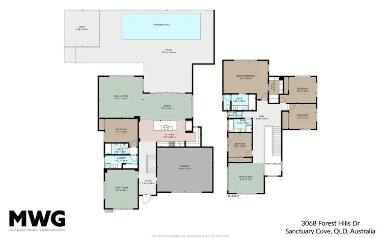Floorplan of Homely house listing, 3068 Forest Hills Drive, Sanctuary Cove QLD 4212