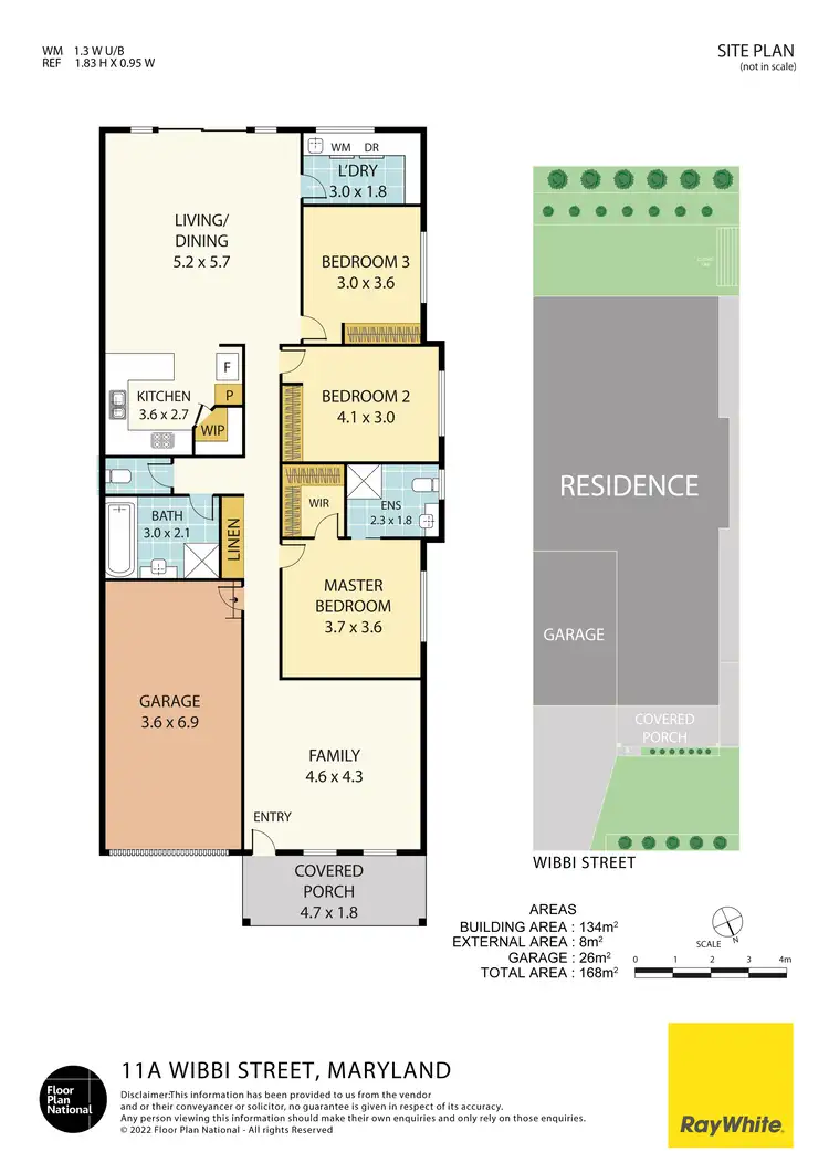 Floorplan of Homely house listing, 11A Wibbi Street, Maryland NSW 2287