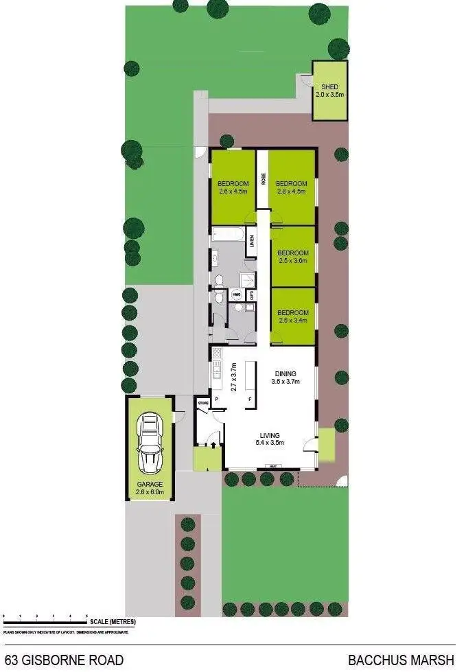 Floorplan of Homely house listing, 63 Gisborne Road, Bacchus Marsh VIC 3340