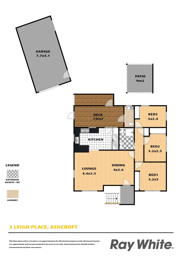 Floorplan of Homely house listing, 5 Leigh Place, Ashcroft NSW 2168