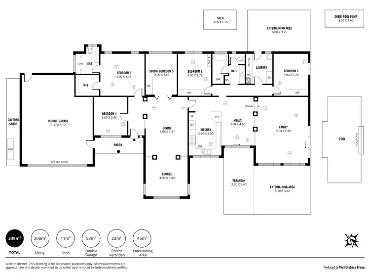 Floorplan of Homely house listing, 9 Amelio Walk, Flagstaff Hill SA 5159