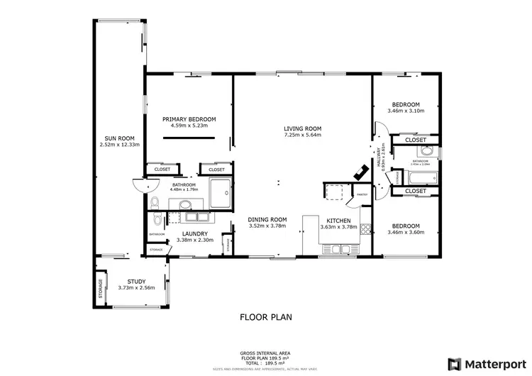 Floorplan of Homely house listing, 321 Murray Valley Highway, Lake Boga VIC 3584