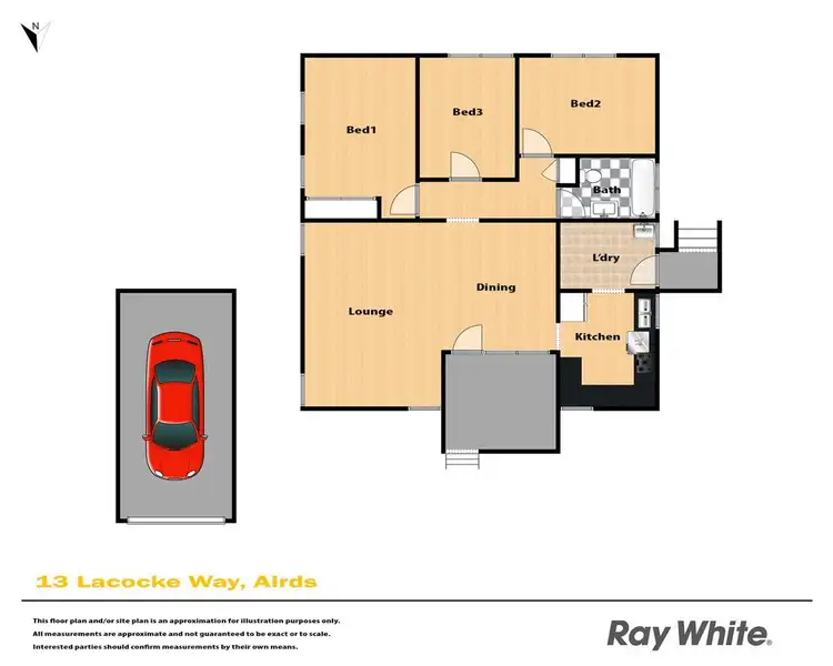 Floorplan of Homely house listing, 13 Lacocke Way, Airds NSW 2560