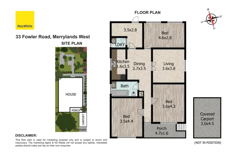 Floorplan of Homely house listing, 33 Fowler Road, Merrylands NSW 2160