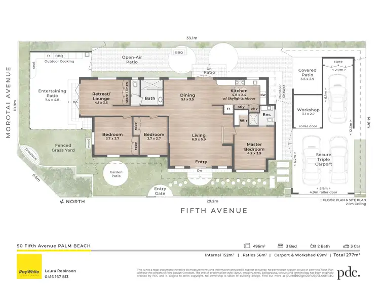 Floorplan of Homely house listing, 50 Fifth Avenue, Palm Beach QLD 4221