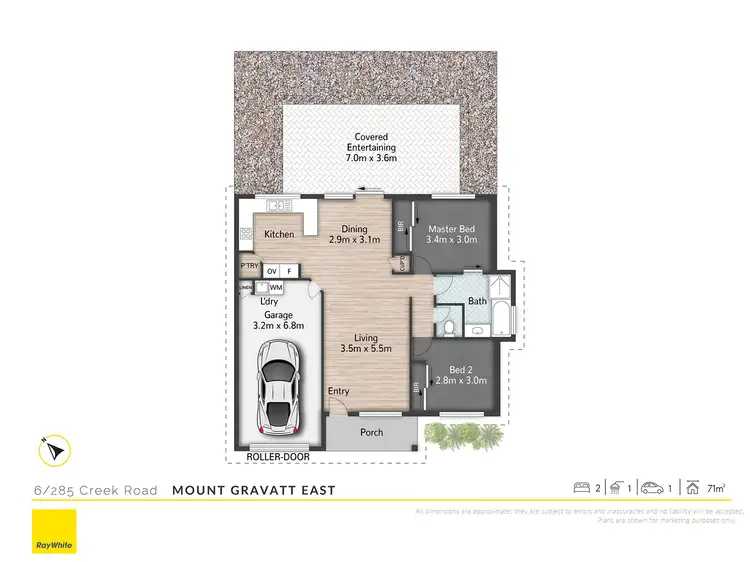 Floorplan of Homely townhouse listing, 6/285 Creek Road, Mount Gravatt East QLD 4122