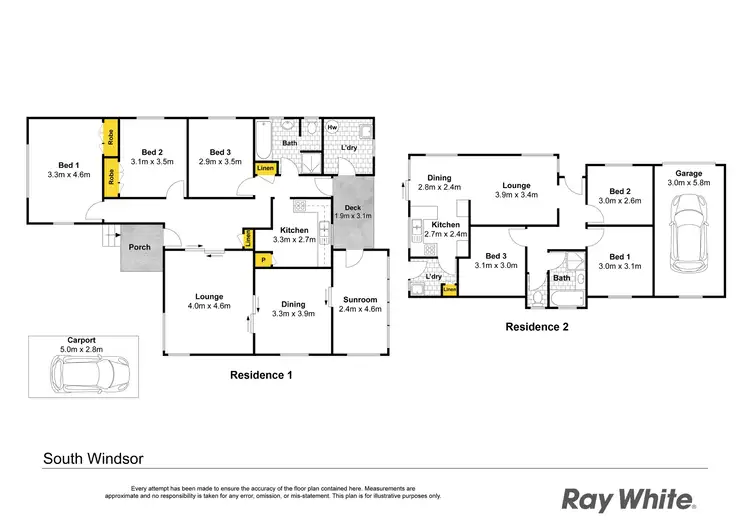 Floorplan of Homely house listing, 539 & 539a George Street, South Windsor NSW 2756