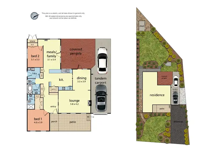 Floorplan of Homely house listing, 4 Currong Grove, Croydon VIC 3136
