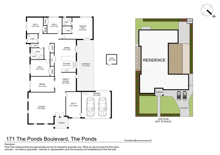 Floorplan of Homely house listing, 171 The Ponds Boulevard, The Ponds NSW 2769